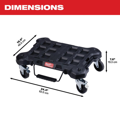 Flat Dolly - Polymer - 250 lb Load