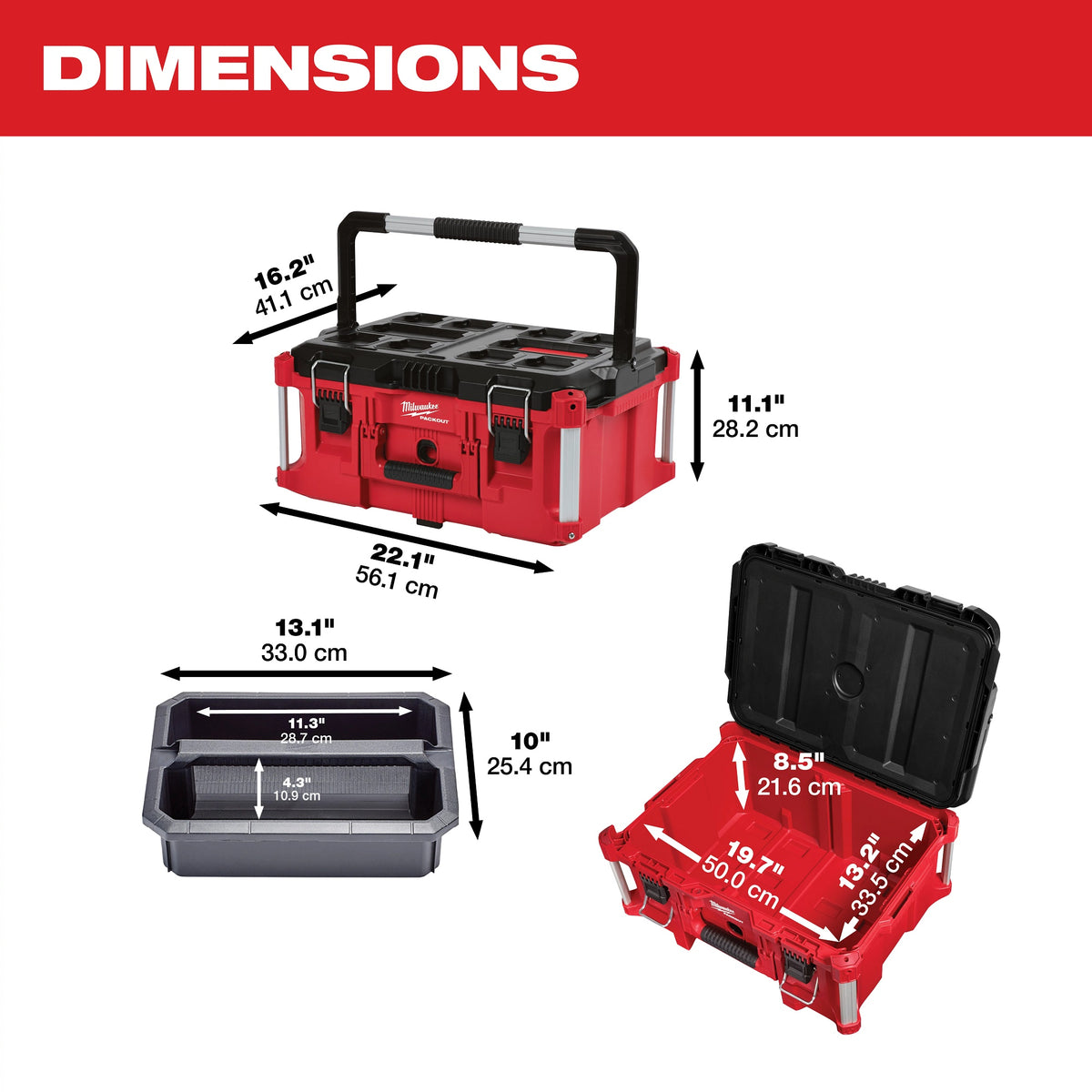 Large Waterproof Tool Box - Polymer