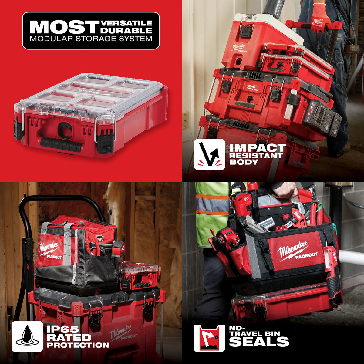 Compact Impact-Resistant Tool Organizer - Polymer