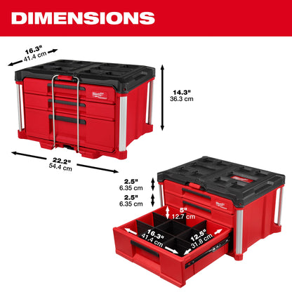 Packout - Portable Drawer Tool Box - Polypropylene