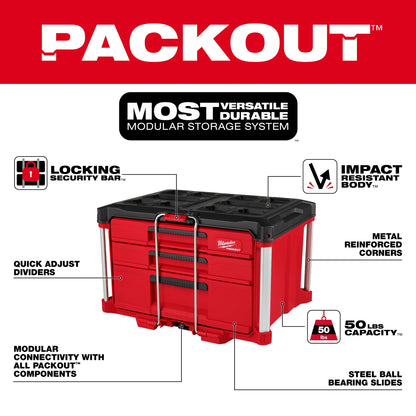 Packout - Portable Drawer Tool Box - Polypropylene