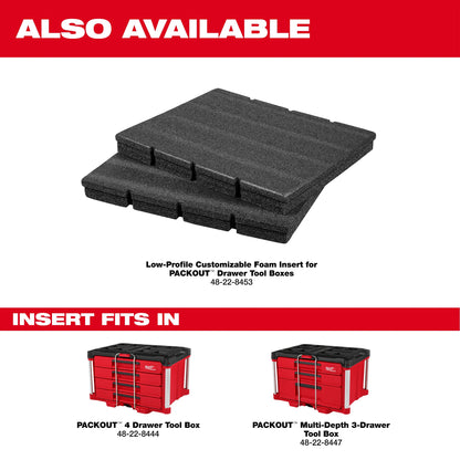 Packout Low-Profile Tool Box - Foam