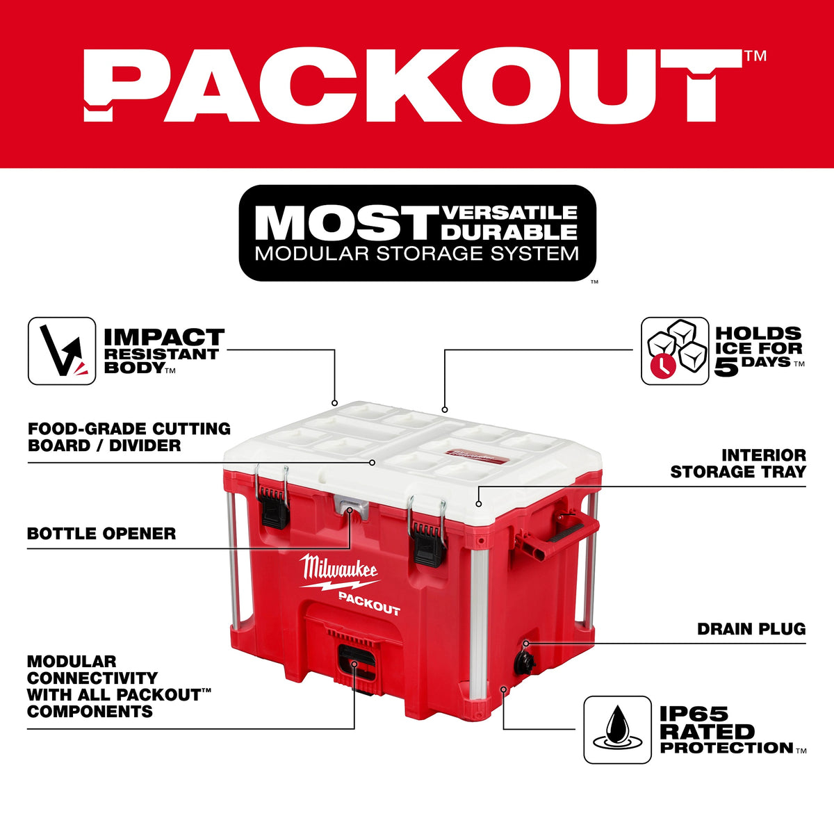 48-22 Resistant Body XL Cooler - 20 L Capacity