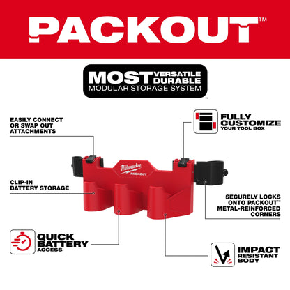 Packout Battery Rack Attachment - 48-22-8604
