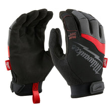 Milwaukee® 48-22-8724 Breathable General Purpose Gloves, Work, Grip/Reinforced Style, 2XL, Synthetic Leather, Black/Red