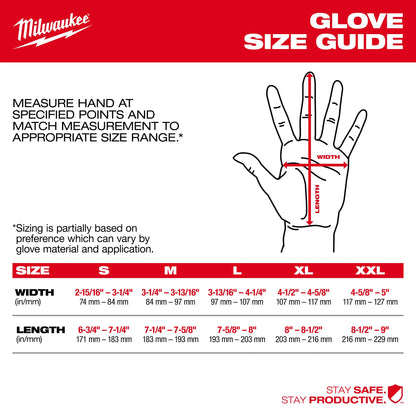 Insulated Winter Dipped Work Gloves - High Dexterity Nylon