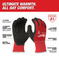 Insulated Winter Dipped Work Gloves - High Dexterity Nylon