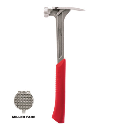 Framing Hammer - 16-1/8" OAL - Milled Face