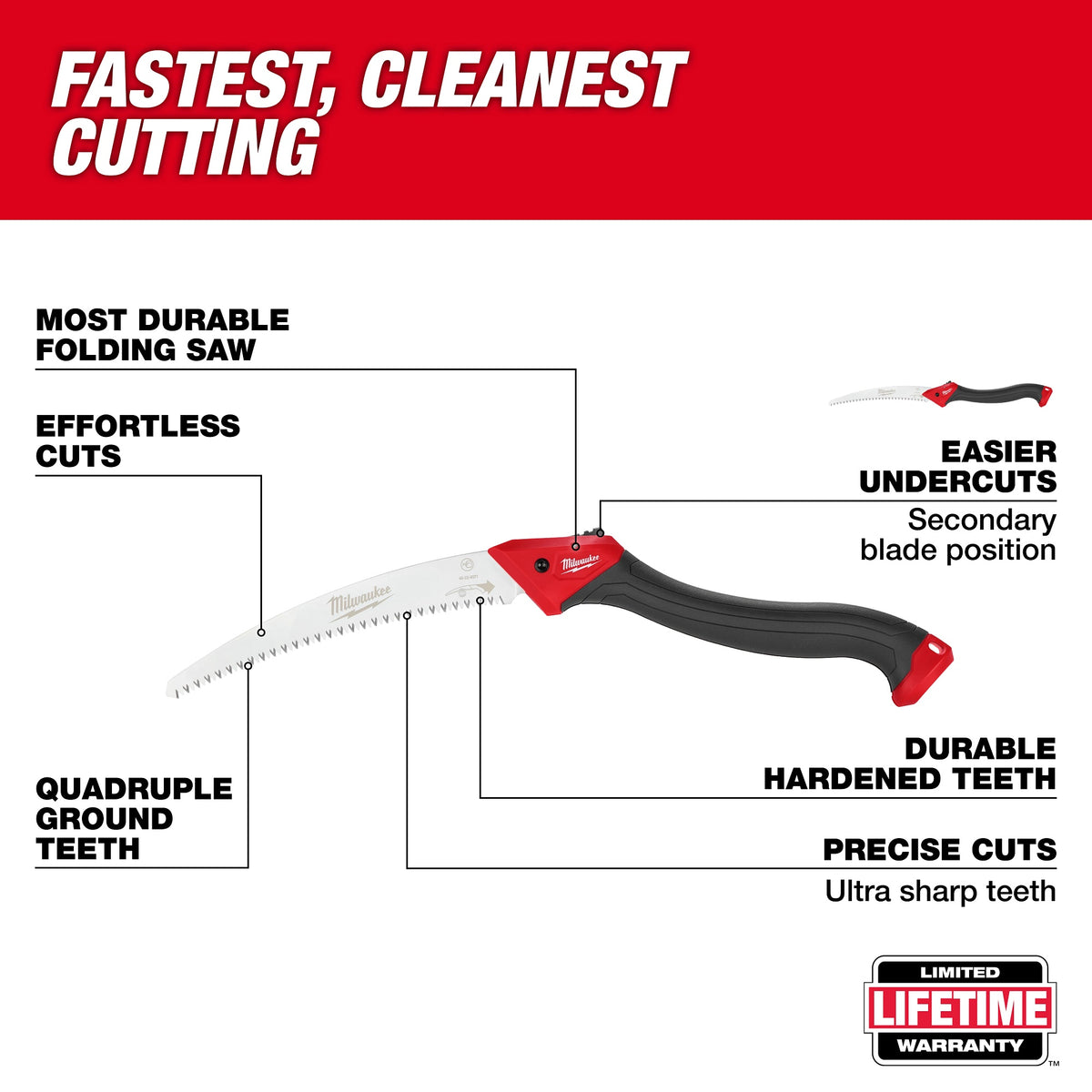 Folding Pruning Saw - 10" L