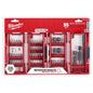 Milwaukee® 48-32-4028 Impact Duty Driver Bit Set, 55 Pieces, 1/4 in Shank, Steel