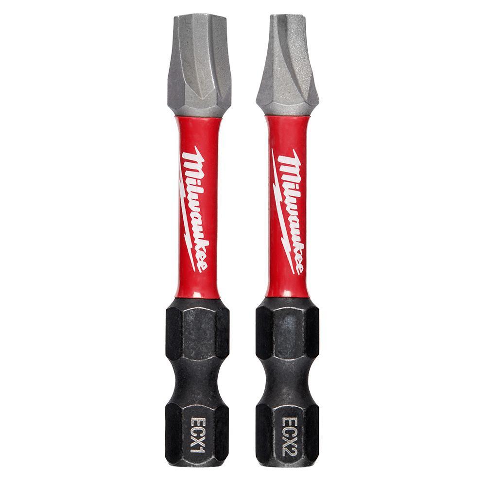 Single Ended Combo Power Bit Kit - 2 Pieces - Carbon Steel