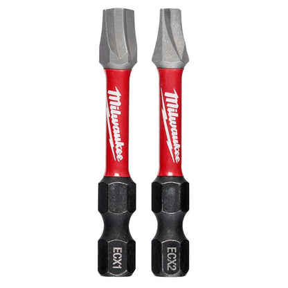 Single Ended Combo Power Bit Kit - 2 Pieces - Carbon Steel