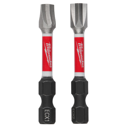 Single Ended Combo Power Bit Kit - 2 Pieces - Carbon Steel
