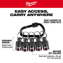 Bit Holder with Carabiner - 48-32-4537