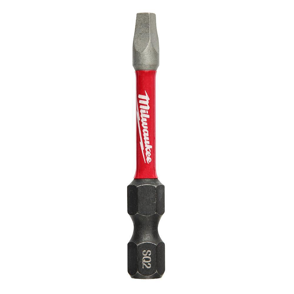 SHOCKWAVE™ Impact Duty 2" Square Recess #2 Power Bits Bulk 25