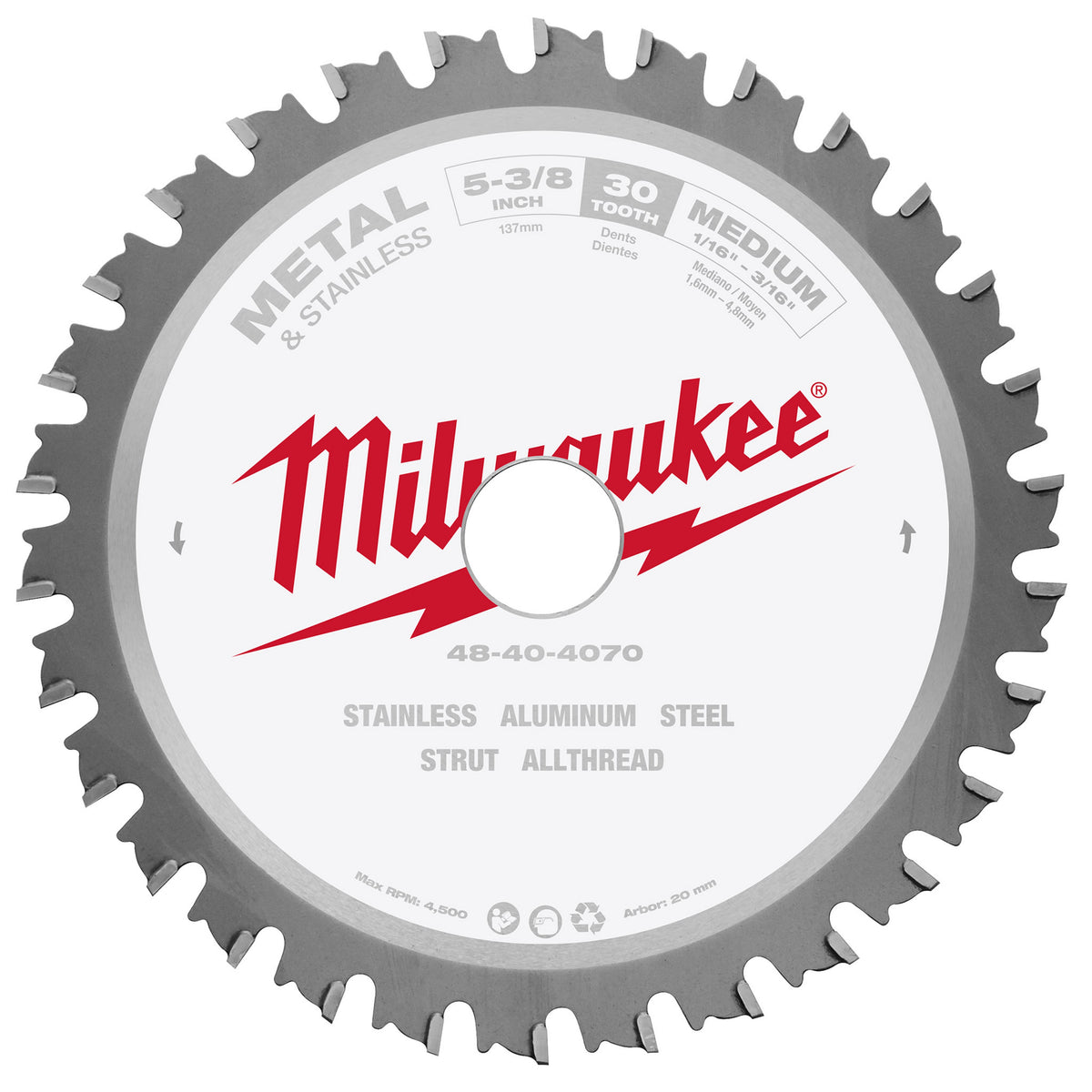 Thin Kerf Circular Saw Blade - 20 mm Arbor