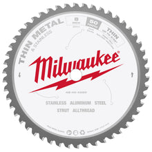Circular Saw Blade - 8" Dia x 0.073" Thk - 50 Teeth
