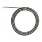 Milwaukee® 48-53-2579 Bulb Head Replacement Cable, 1/4 in x 25 ft, Steel, For Use With TRAPSNAKE™ 49-16-2573 25 ft Auger, 1/2 to 2 in Drain Line