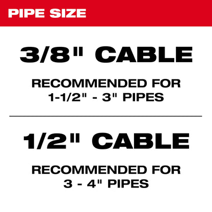 Inner Core Drum Cable, 1/2 in x 75 ft