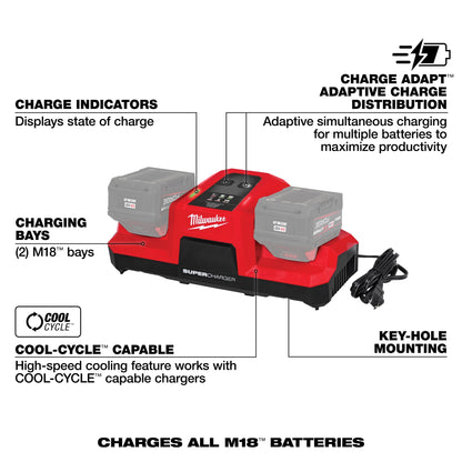 Dual Bay Super Charger - 48-59-1815
