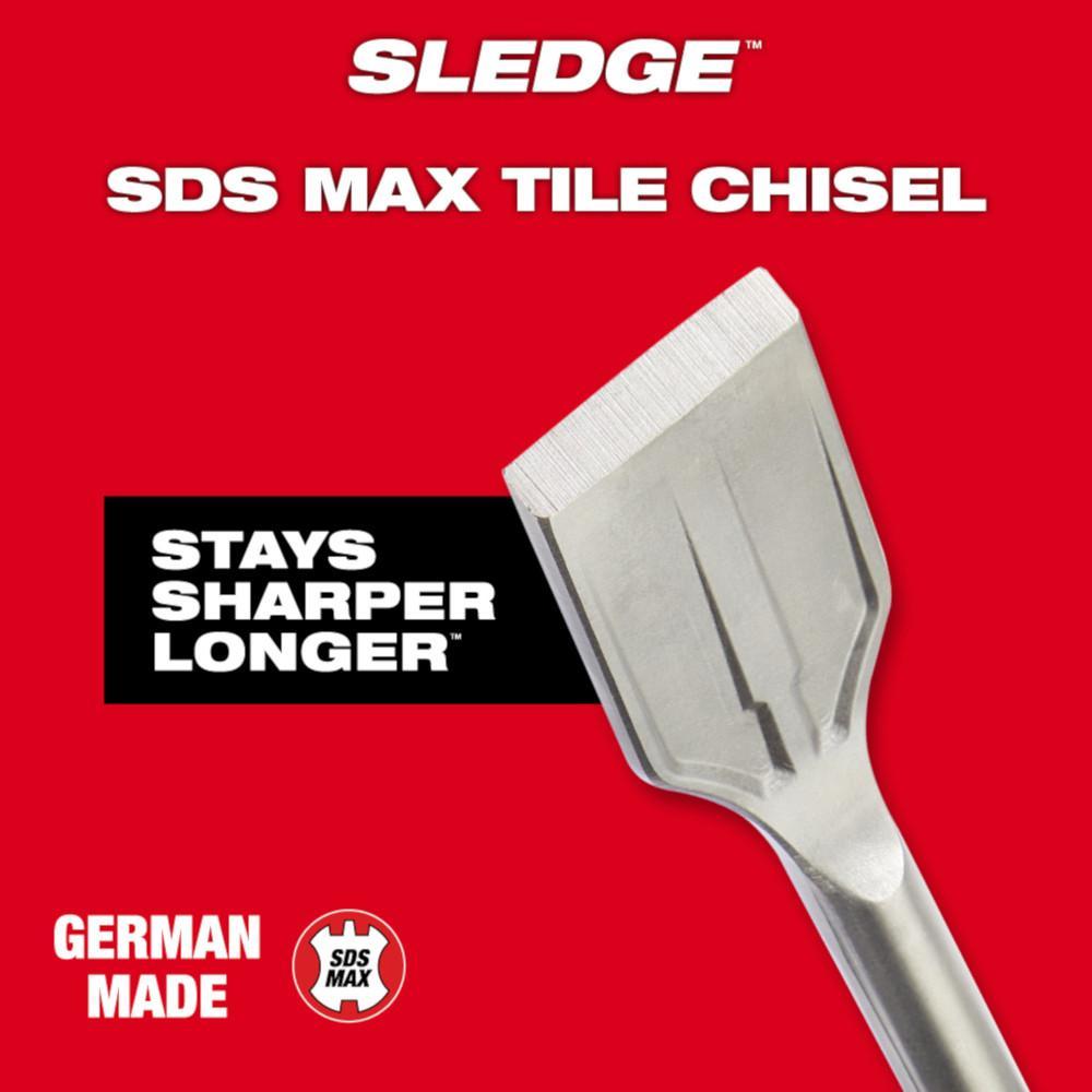 Tile Chisel - SDS-Max Shank