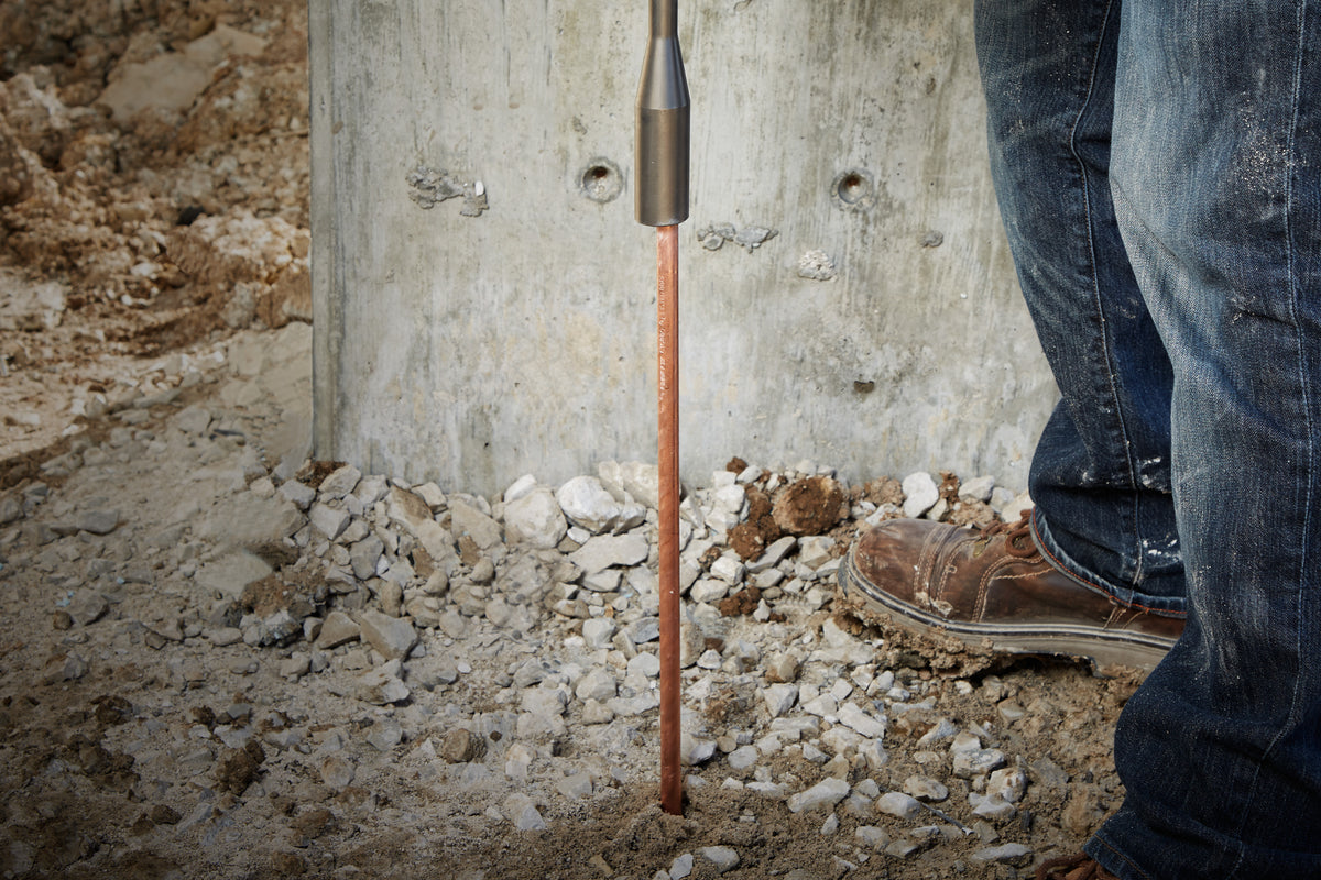 Ground Rod Driver - 5/8" Rod - Up to 20% Longer Life