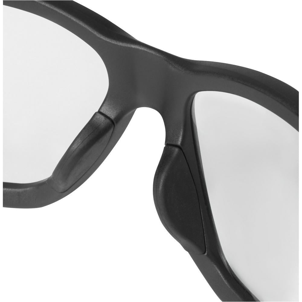 High Performance Safety Glasses - Black - Clear Lens