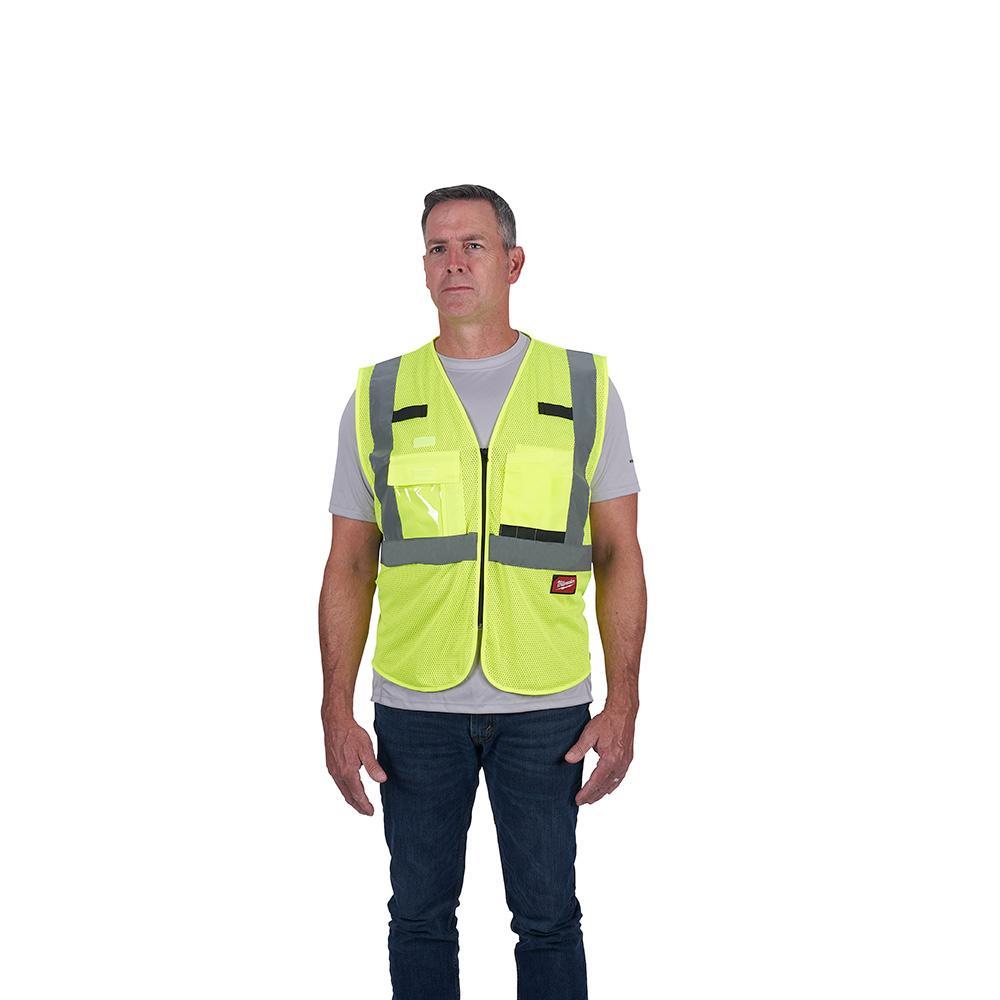 Non-Breakaway Mesh Safety Vest - 600D Woven - S/M
