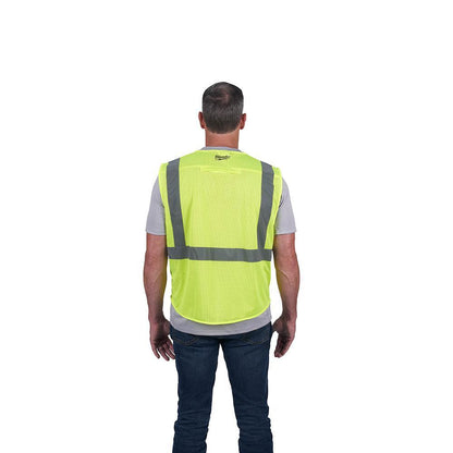 Non-Breakaway Mesh Safety Vest - 600D Woven - S/M