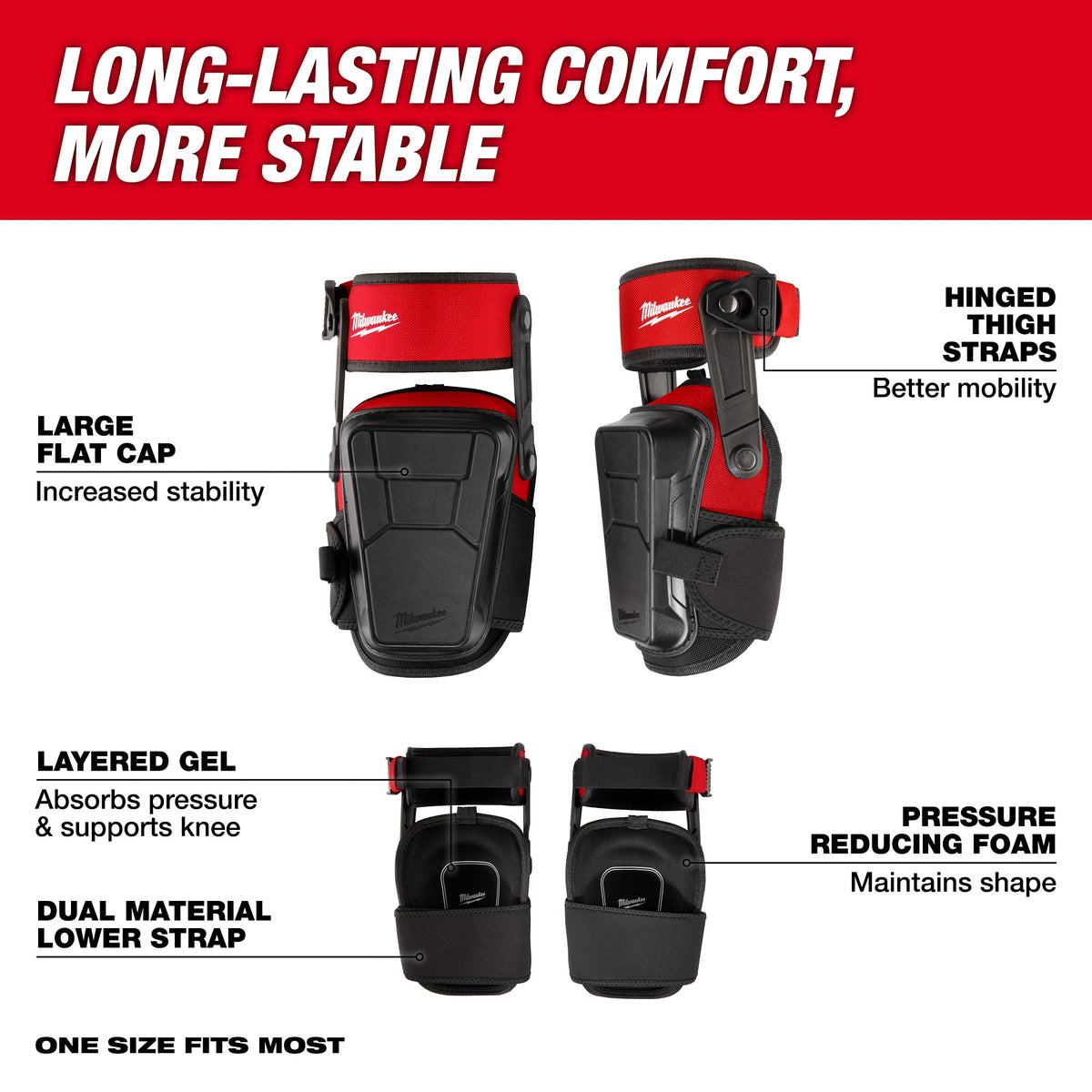 Knee Pad - Hook & Loop Closure