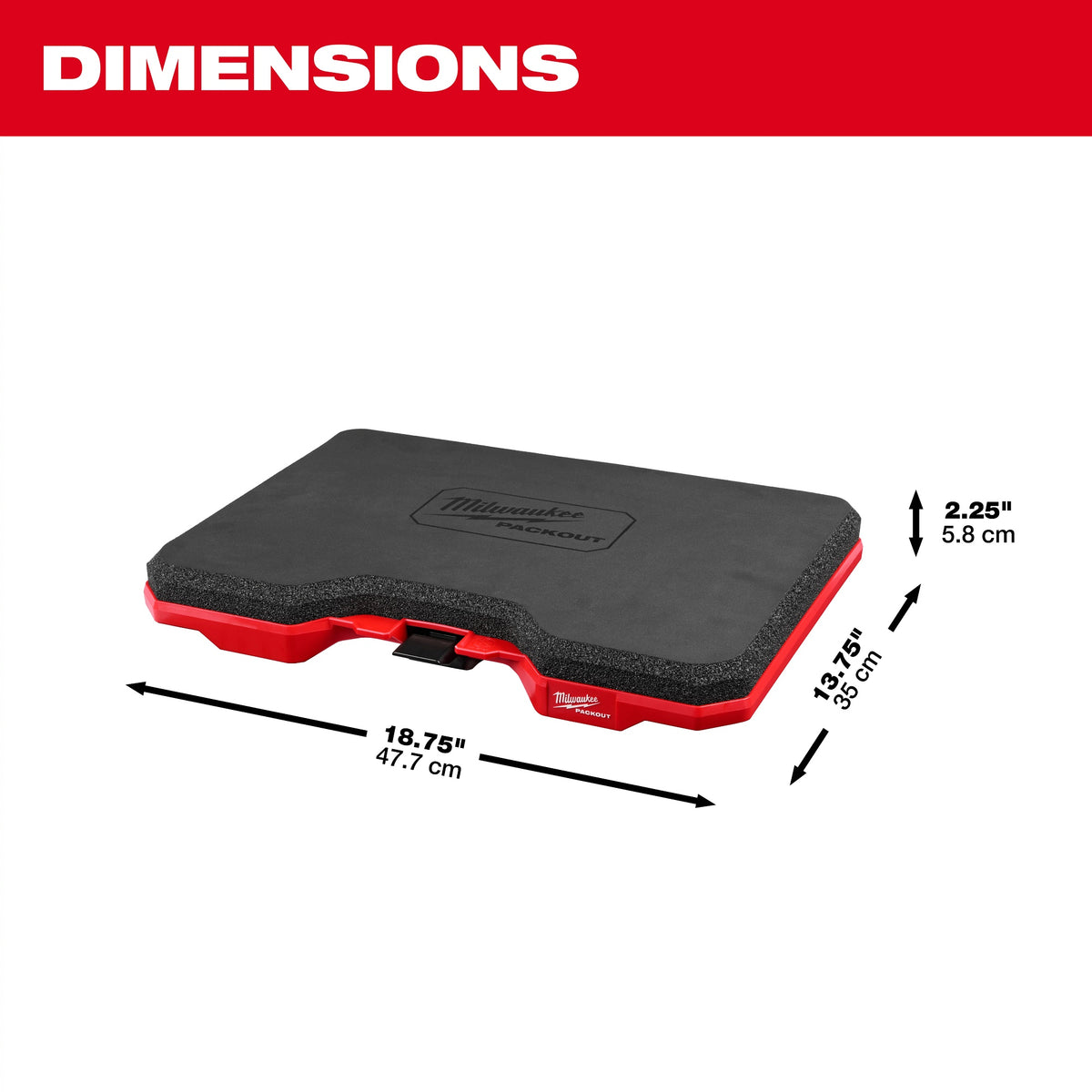 Kneeling Pad - 18.7" L 13.7" W