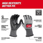 Milwaukee® 48-73-8741 48-73 General purpose Gloves, M, Polyurethane Palm, Gray, Resists: Cut Resistan