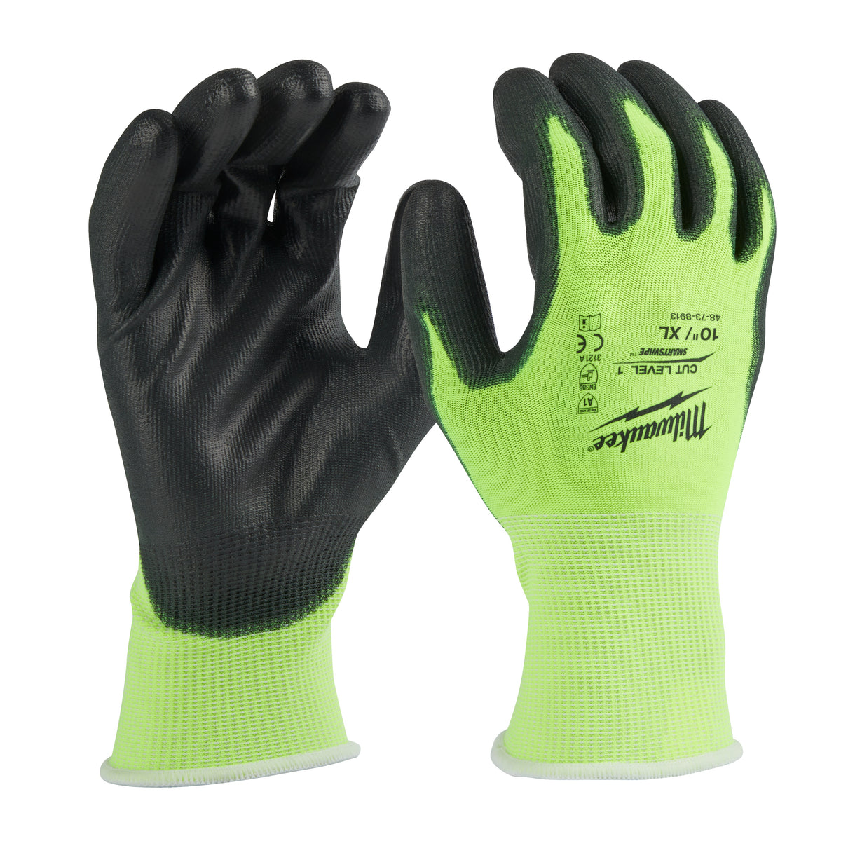 Milwaukee® 48-73-8913 Breathable Unisex Cut-Resistant Gloves, XL, Resists: Abrasion, Cut, Puncture and Tear, ANSI Cut-Resistance Level: A1, ANSI Puncture-Resistance Level: A1