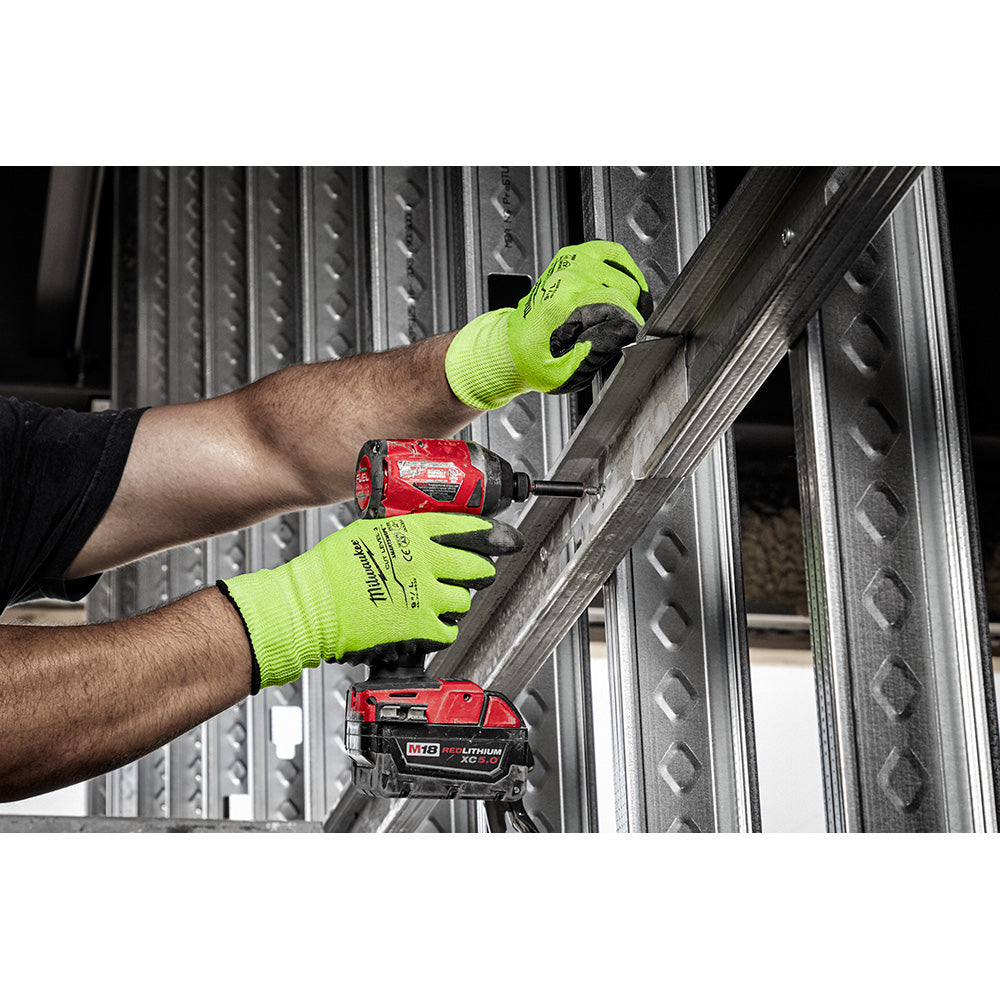 High Visibility Cut-Resistant Gloves - 48-73-8931