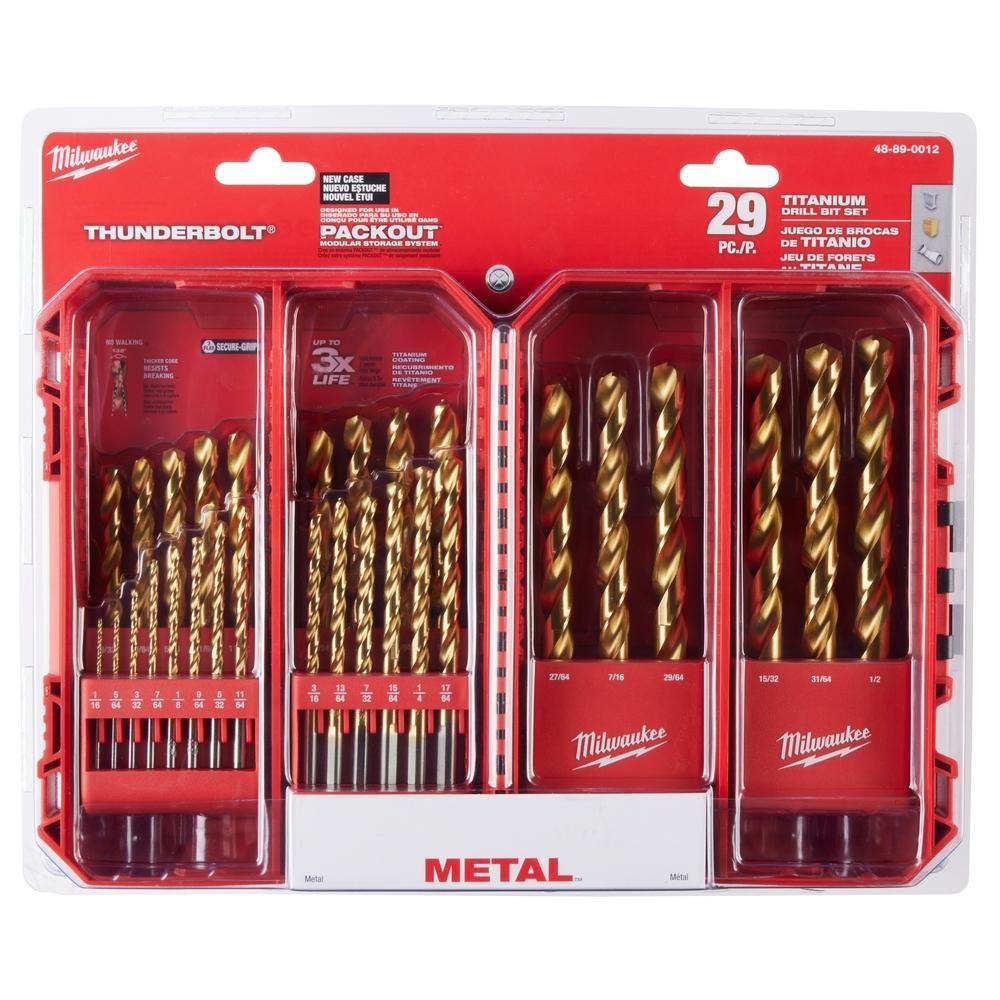 Drill Bit Set - Gold - 29 Pieces