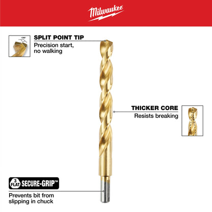 Drill Bit Set - Gold - 29 Pieces
