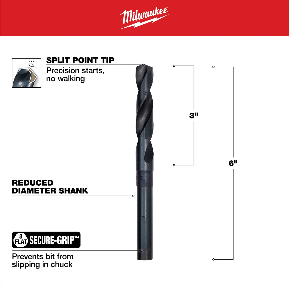 Silver and Deming Drill Bit - 9/16" Drill - HSS