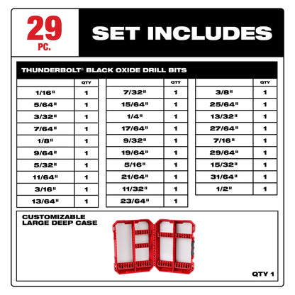 Drill Bit Set - 29 Pieces - HSS
