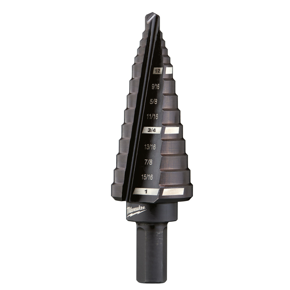 Step Drill Bit - 1/2" Dia Min Hole - HSS