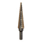 Milwaukee® 48-89-9281 Single Ended Step Drill Bit, 1/8 in Dia Min Hole, 1/2 in Dia Max Hole, Bi-Metal, 3/8 in Shank