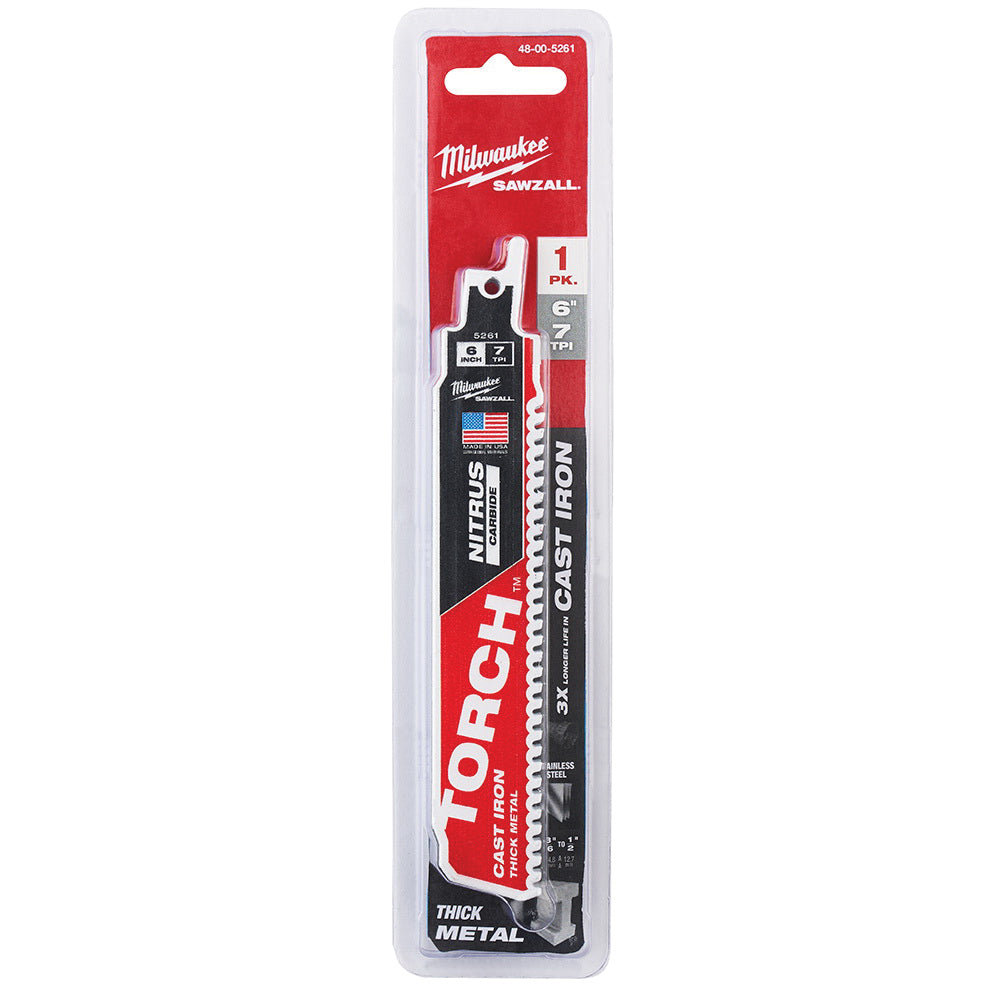 Saw Blade - 6" L x 1" W - 7 TPI