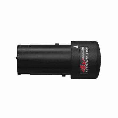 Milwaukee® 48-11-0490 Replacement Battery, 3 Ah Li-Ion Battery, 4 V DC Charge, For Use With Milwaukee 4 V Cordless Tool