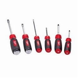 Screwdriver Set - 6 Pieces - Steel/Rubber Handle