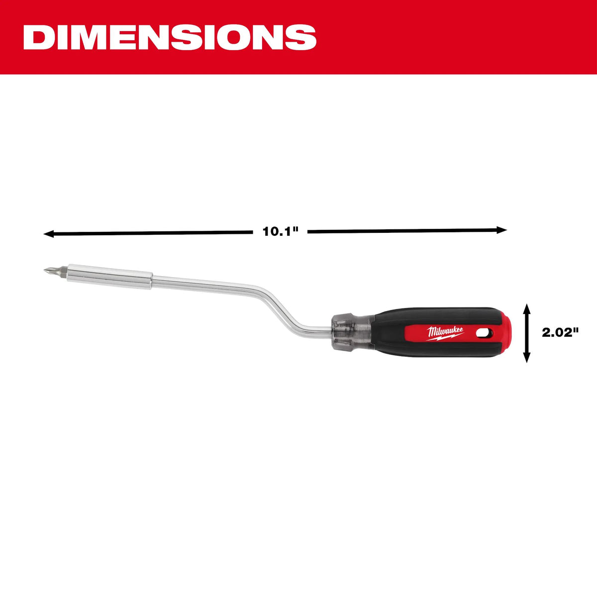 Milwaukee® 48-22-2916 Multi-Bit Screwdriver, Cushion Grip Handle