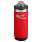 Milwaukee® 48-22-8382R Insulated Bottle with Chug Lid, 18 oz Capacity, Red, Metal, 10.4 in H
