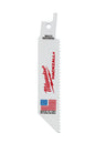 Straight Back Thin Kerf Reciprocating Saw Blade - 4"