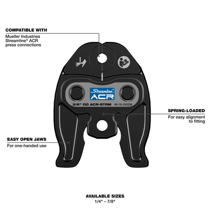 Streamline Press Jaw - 5/8" Jaw Capacity