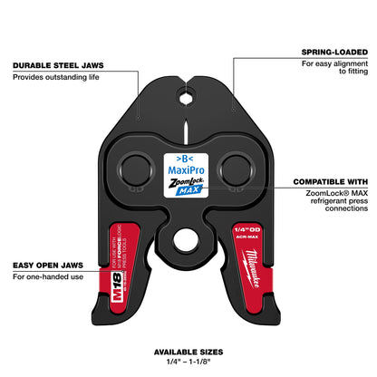 Zoomlock Max Press Jaw - 5/8" Size