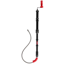 TRAPSNAKE Toilet Auger, Black/Red