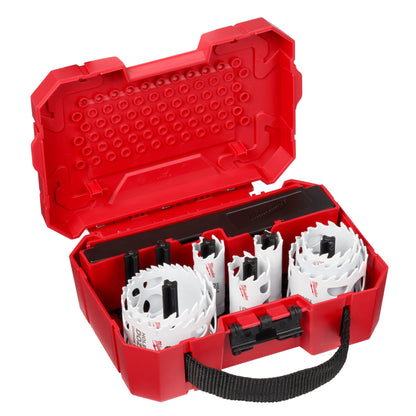 Single End Plumber's Hole Saw Kit - 12 Pieces - Carbide
